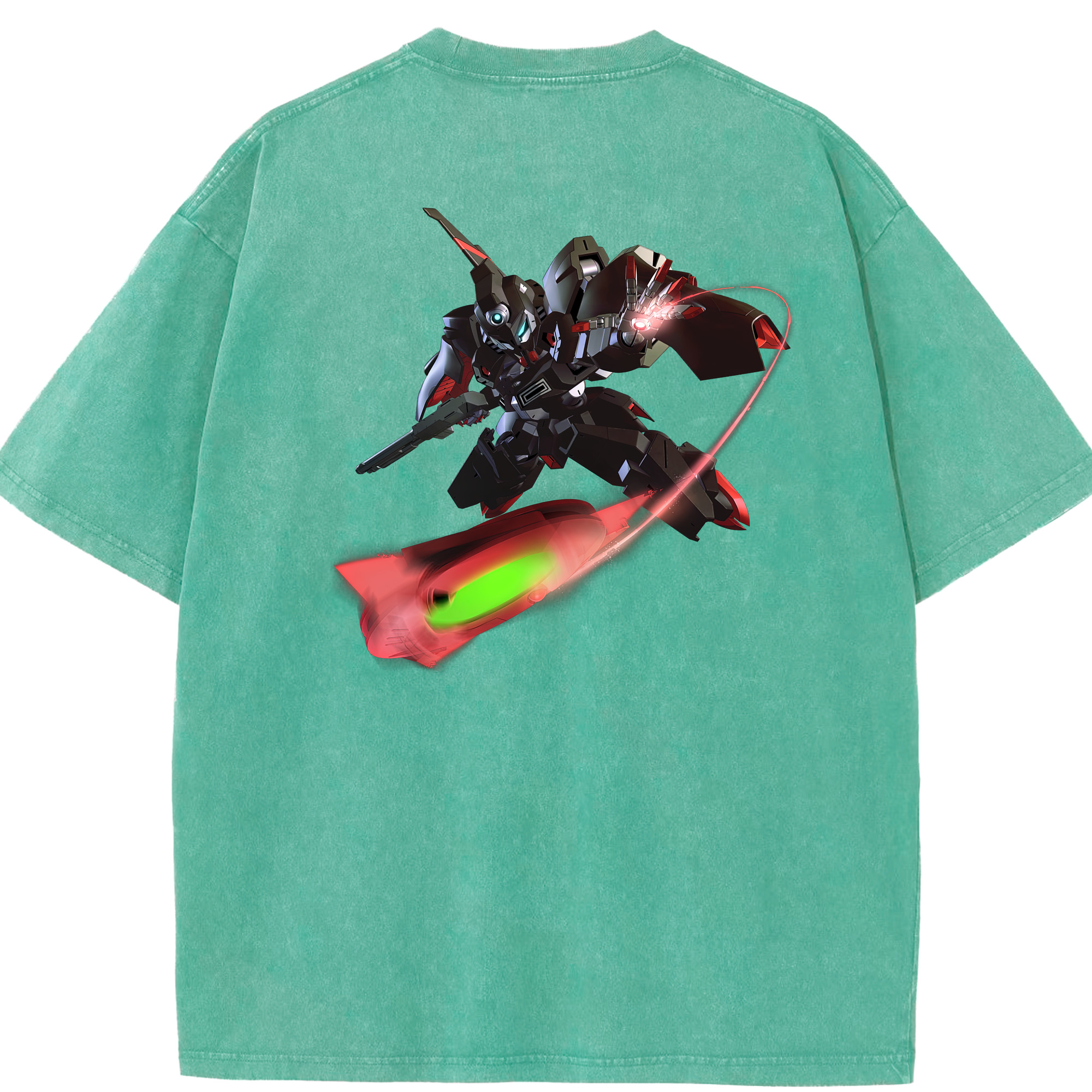 （画像用） 機動戦士ガンダム Mobile Suit Gundam 綿100% ヴィンテージ風 半袖Tシャツ（背面プリント）